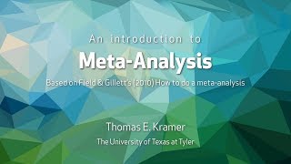 Conducting a MetaAnalysis [upl. by Leinad]