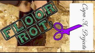 Repair ROTTED BATHROOM FLOOR under TOILET Bathroom REMODEL Part 3 [upl. by Aip800]