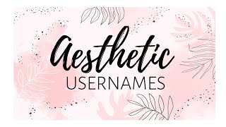 Aesthetic Usernames usernames for Instagrammuslim usernames Instagram names for girls [upl. by Igig]