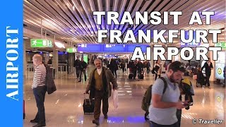 TRANSIT WALK AT FRANKFURT Airport FRA Terminal 1  Connection Flight Transfer Arriving amp Departing [upl. by Chavez]