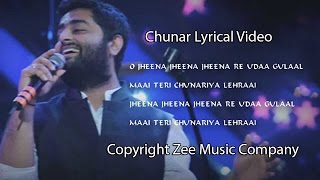 CHUNAR ABCD 2 FULL SONG WITH LYRICS  ARIJIT SINGH  VARUN DHAWAN amp SHRADDA KAPOOR [upl. by Inama579]