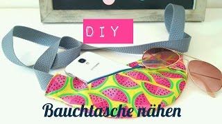 DIY GurttascheBauchtasche selber nähenDIY Kajuete [upl. by Agarhs]