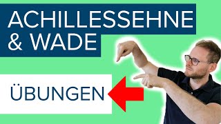 Wade und Achillessehne dehnen  3 einfache und schnelle Übungen✅ [upl. by Niawd]