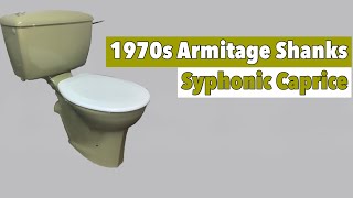 Armitage Shanks Syphonic Caprice Toilet in Avocado [upl. by Noiramed239]