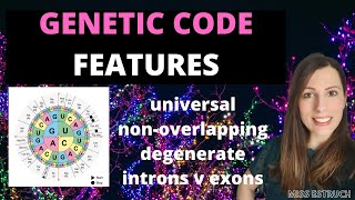 Features of the GENETIC CODE Alevel Biology Degenerate nonoverlapping and universal [upl. by Ihsir]