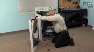 GE Dryer Repair – How to replace the Heating Element [upl. by Lewse250]