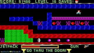 Dangerous Dave  level 110  4 warp zones [upl. by Nylyrehc295]