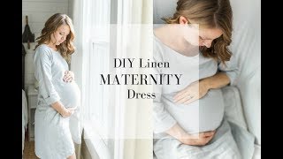 Maternity Dress DIY How to Make a Dress [upl. by Verine]