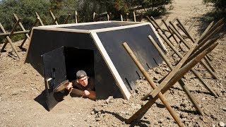 We Built an Underground Zombie Apocalypse Survival BUNKER [upl. by Goggin]