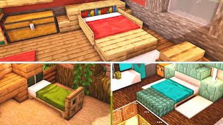 11 Minecraft Bedroom Design Ideas to Build for Your House Tutorial [upl. by Assirehs102]