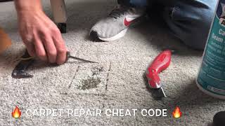 🔥 How To Repair Carpet Burns 🔥 [upl. by Airdnna]