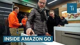 Inside The First Amazon Go Store [upl. by Dnalel]