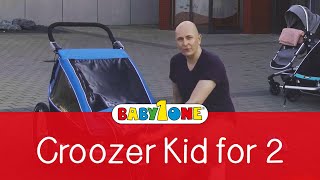 Croozer Kid for 2 Fahrradanhänger [upl. by Tades]