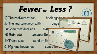 Fewer vs Less  Improve Your Grammar in Minutes  EasyTeaching [upl. by Adnovay139]